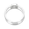 Gucci Interlocking Double G Pattern Ring Unisex jewelry Silver 298036J8400810615