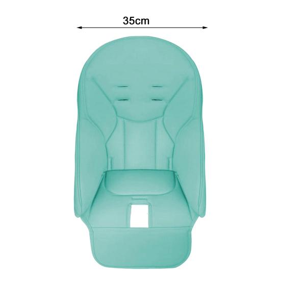 Baby High Chair Cushion Replacement Faux Leather Restaurant Dining Chair Cover Pad Non-Slip Highchair Seat Cover for Toddler Kids