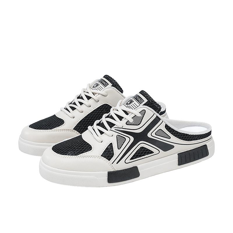 Pánské sportovní boty, letní dřeváky s otevřeným výstřihem, nazouváky, ležérní pantofle, boty pro studenty, velké velikosti, tenisky, sandály, nadměrné velikosti