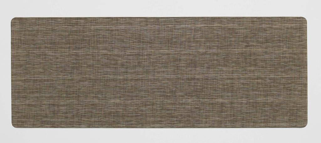 Wipeable Kitchen R(R) +it+id Textile-Style Mat, Brown, 120cm, 45x120x0.3cm, Water-Resistant, Non-Slip, TK-001-AA