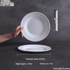 A5 Food Grade Melamine Round Flat Plates