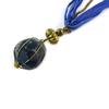 Les Trésors De Lily [N8862] - Golden Blue 'Mineralia' Necklace