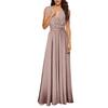 Women's Versatile Multi-Strap Cross-Back Sexy Bandage Dress Long Gown
