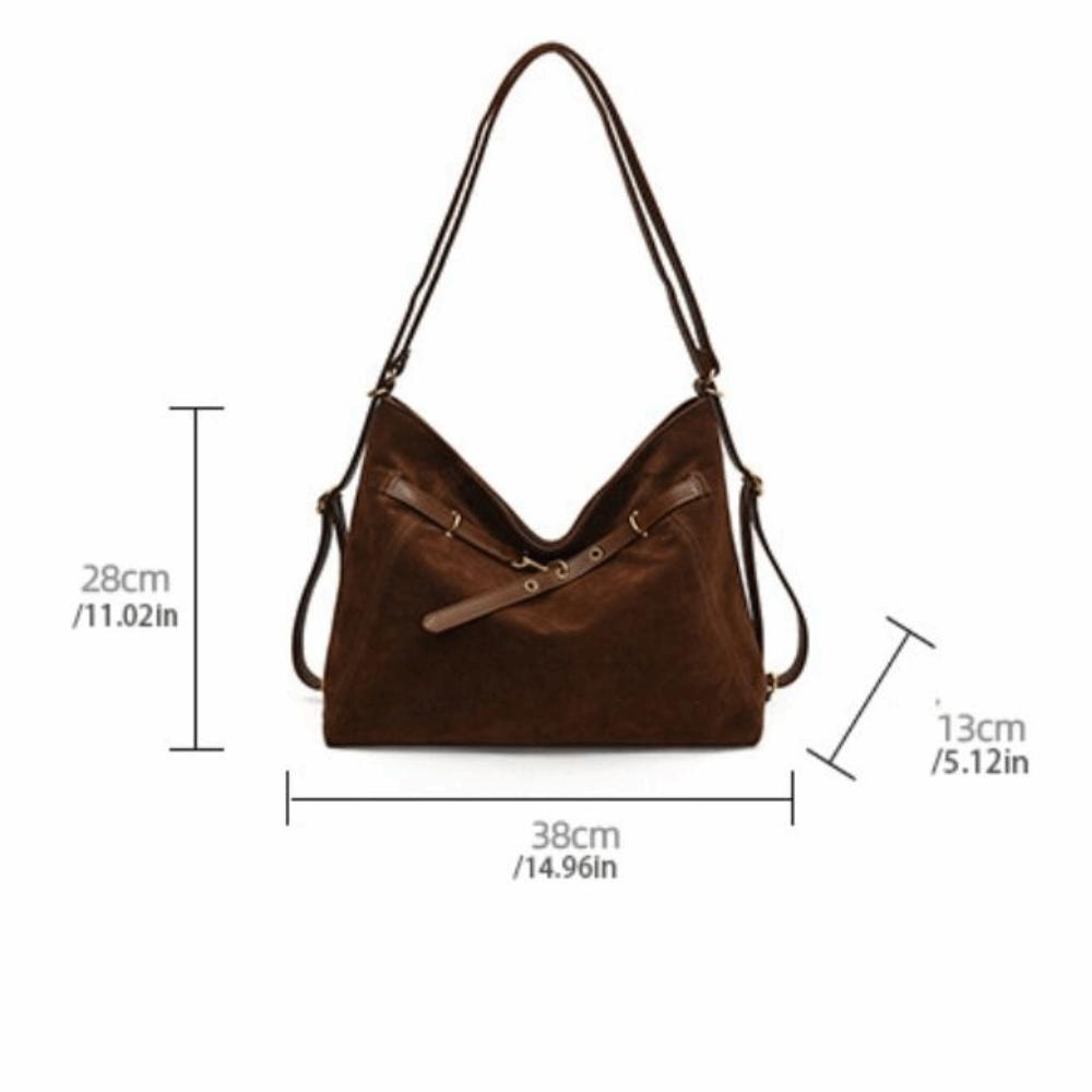 Solid Color Hobo Bag Fashion Tote Bag Trendy Ladies Crossbody Bag  Autumn and Winter