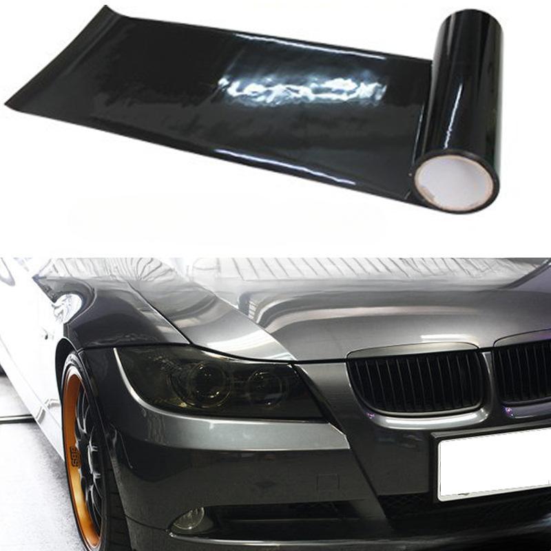 New Car Headlight Color Changing Film Glossy Transparent PVC Film Coloring Brake Light Sticker Car Taillight Color Changing Film