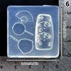 3D Silicone Monstera Leaf Nail Carving Mold Acrylic Bird Ribbon Stamping Template Nails Stencils Uv Gel Polish Diy Design Charm