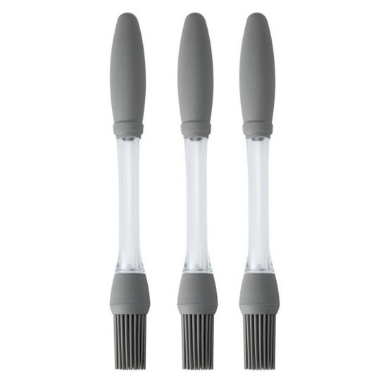 Silicone Oil Brush Basting Pastry Brush Heat Resistant Butter Sauce Brush Kitchen Gadget for BBQ Grilling Baking