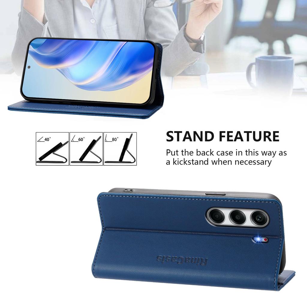 Leder Portemonnaie Hülle für iPhone 16 15 14 13 12 11 Pro Max 13 12 Mini 11 XS XR X 16e Klapphülle Coque Kartenfach Funda