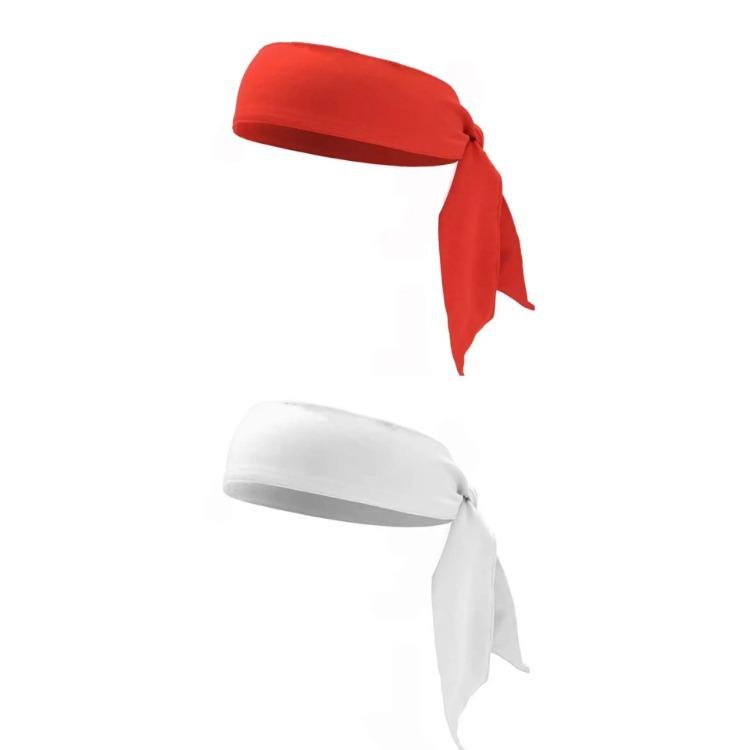 Elastic Sports Ribbon Pirate Sweatband for Tennis Unisex Men Women Teens Headband Gym Fitness Yoga Hair Bands Athletic Headwear
