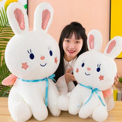 35/45/55 cm Roztomilý vycpaný králík Plyšová hračka Plyšové hračky Polštářek Bunny Kid Polštář Panenka Dárky k narozeninám pro děti Hračka na spaní