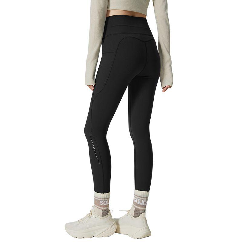 Saucony High Waist Fashion Sports Tight Nine-Point Running Pants Women bottoms SA1269LG32T-BK001