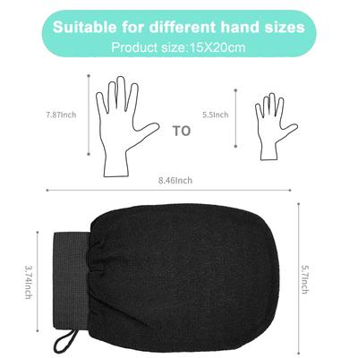Bad Dusche Körper Massage Handschuh Waschen Handtuch Schrubber zur Massage und Verbesserung der Durchblutung für
