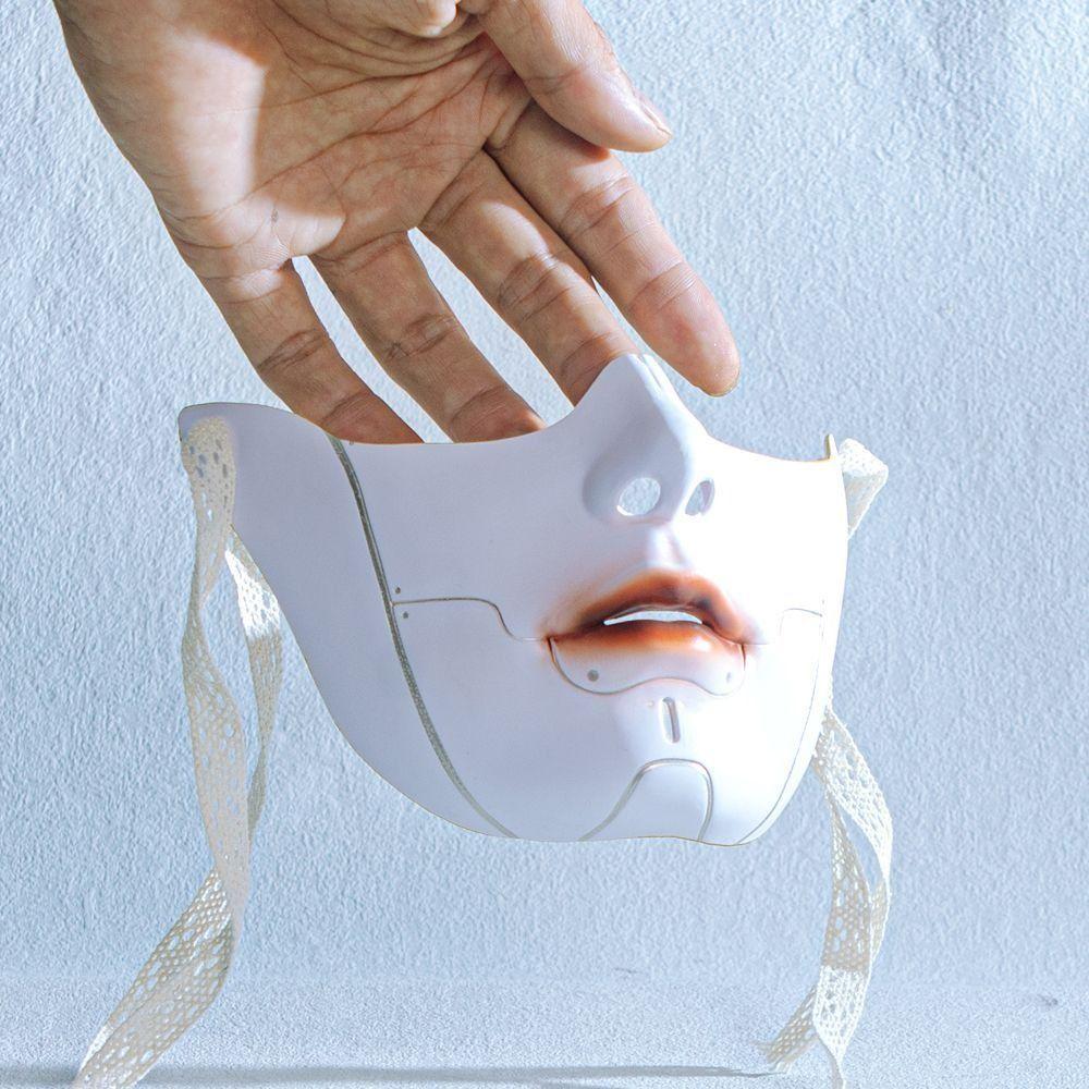 Male Adult Ancient Style Face Mask Masquerade Anime Cosplay Pros Luxury Machinery Mask  Gift