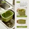 Kitchen Sink Drain Basket, Self-Cleaning Clog Prevention Mesh Filter Push Strainer for Kitchen and Bathroom - Automatic Food Waste Disposal