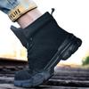 High Top Protective Shoes Man Safety Shoes Anti-puncture Work Sneaker Light Work Shoes Men Steel Toe Indestructible Safety Boots