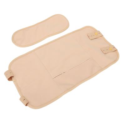 Castor Oil Pack Kit Reusable Soft Adjustable Castor Oil Neck Waist Wrap for Insomnia Liver Detoxification