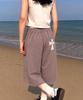 GRAVER [Unisex] Dot Cross Embroidered Bermuda Shorts_3 Colors