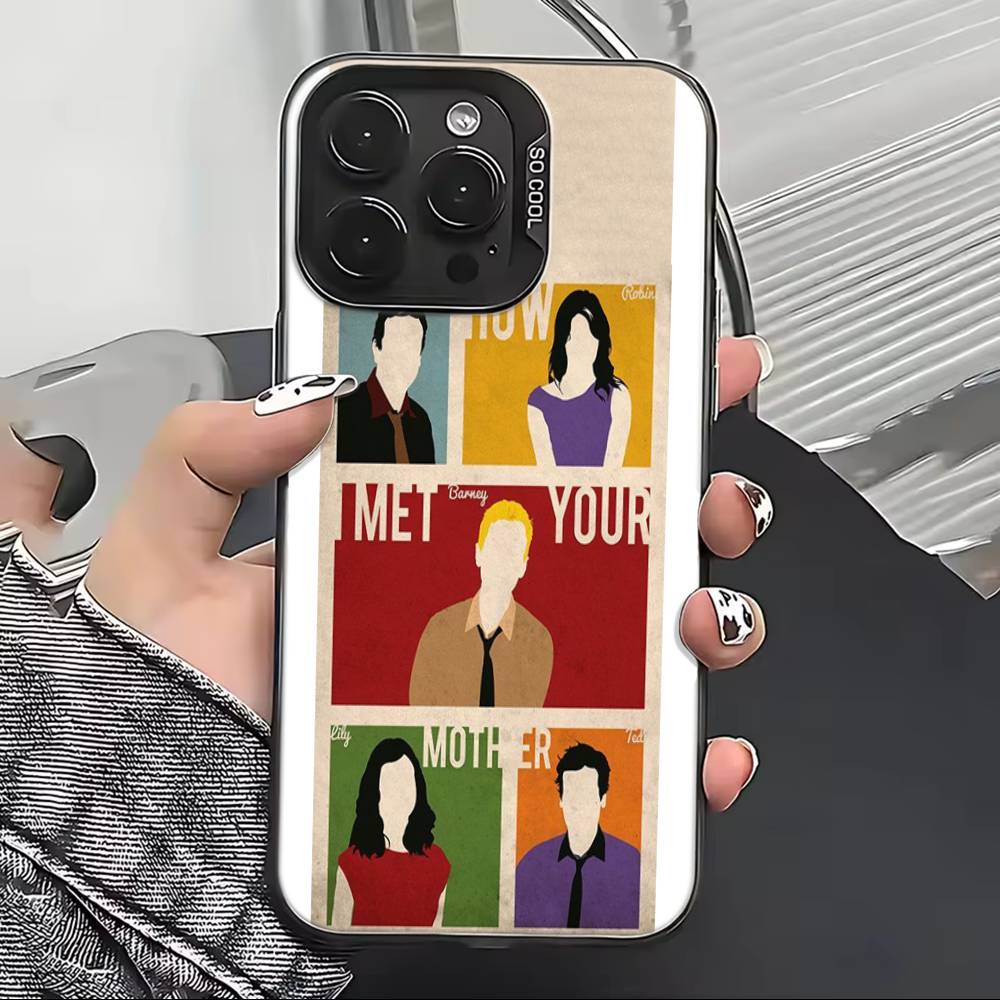 H-How I Met Your Mother Himym Phone Case For iPhone 17,16,15,14,13,12,11 Plus,Pro Max,XS,Colorful Silver Black Cover