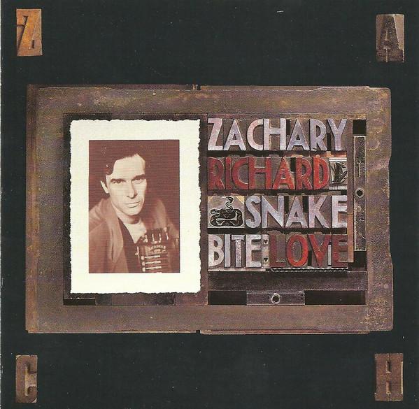 

CD ZACHARY RICHARD - Snake Bite Love 7502153872 A&M Records Japan Rock Used