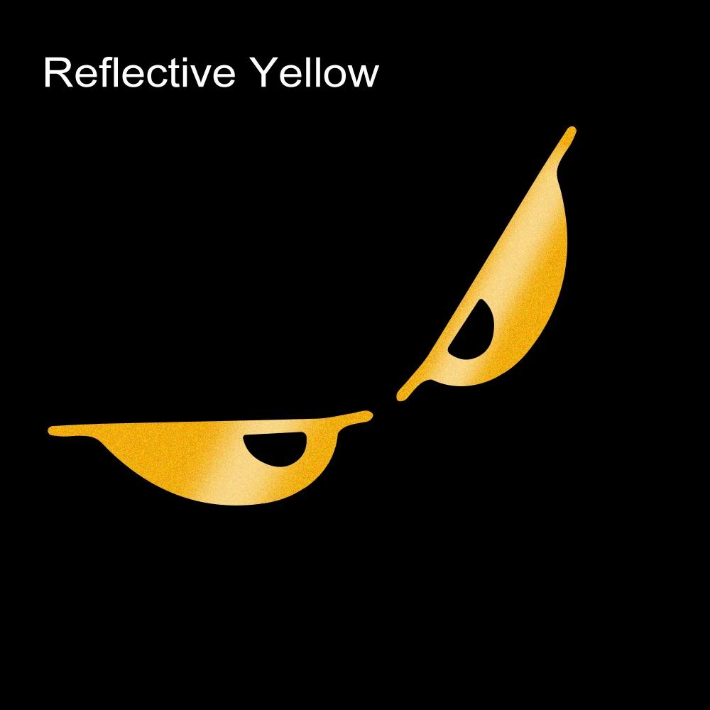 Reflective Evil Eyes Stickers Car Window Body Motorcycle Helmet Vinyl Decals Personalized Truck Side Mirror Decor Accessories