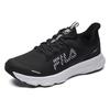 Fila Comfortable Fabric Shock Absorbing Non-Slip Durable Low-Top Shoes Women Sneakers Black A12W042211FBK