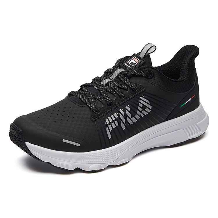 Fila Comfortable Fabric Shock Absorbing Non-Slip Durable Low-Top Shoes Women Sneakers Black A12W042211FBK
