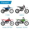 HIAORS 7/8" Motorcycle Hand Grips For CRF YZF WRF KXF KLX Pit Dirt Bike Motocross Motorcycle Offroad Dirt Bike Black