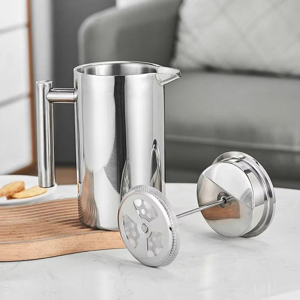 Filtration System Insulated Coffee Pot Double Wall Stainless Steel Coffee Brewer  Espresso Coffee