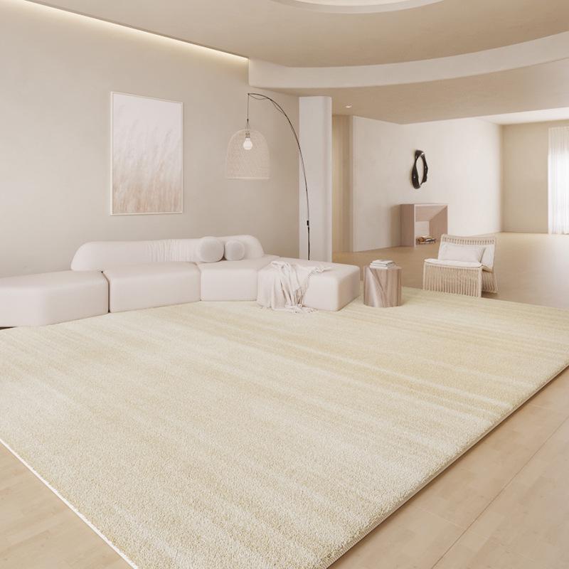 Minimalist Thickened Lambskin Carpet for Living Room, Bedroom, or Bay Window
