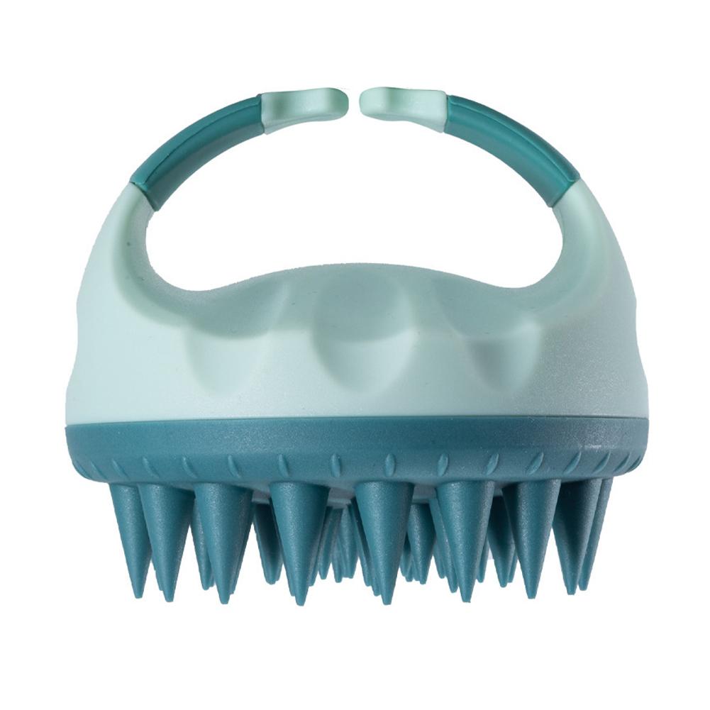 Silicone Scalp Massager Shampoo Brush For Hair Wash & Head Massage Tool For Bath Shower, Gentle Exfoliating Scrubber For Adults