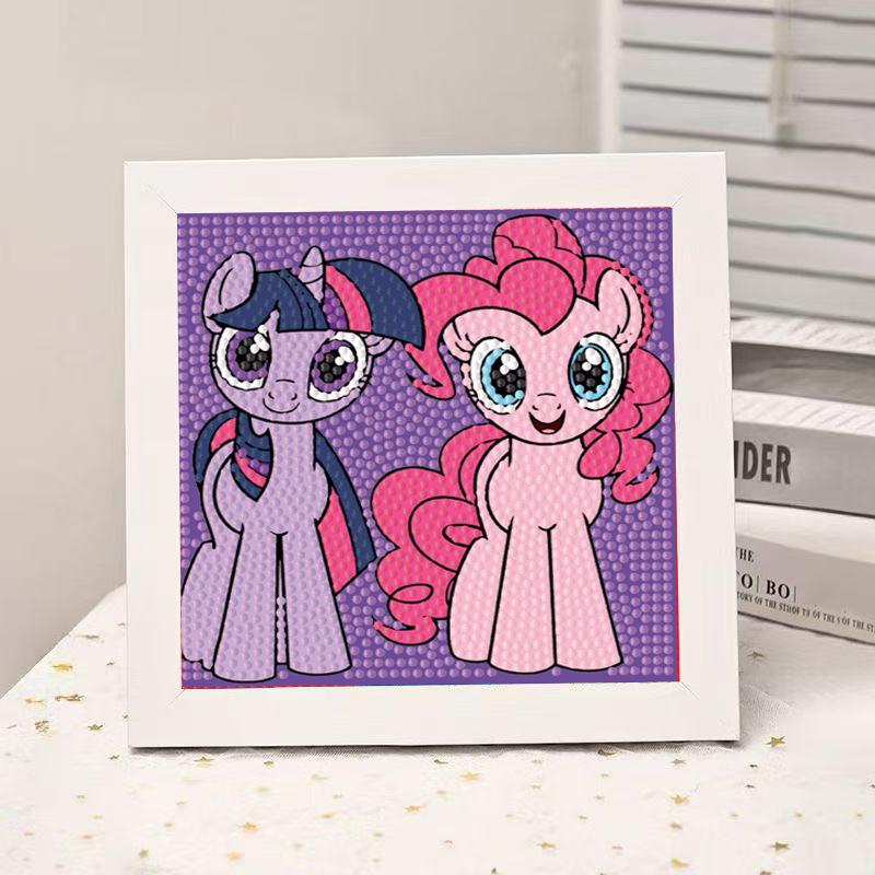High-End Diamond Painting Diy Van Gogh Starry Sky Cat Creative Handmade Toy Table Decoration Diamond Painting With Frame
