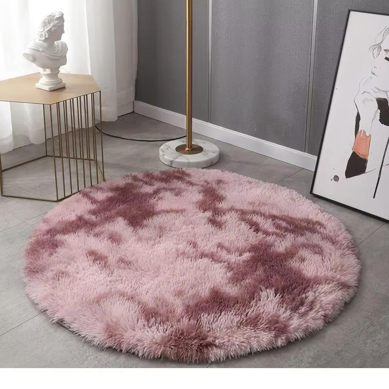 Super Soft Plush Round Rug Mat Fluffy White Carpets For Living Room Home Decor Bedroom Kid Room Decoration Salon Thick Pile Rug