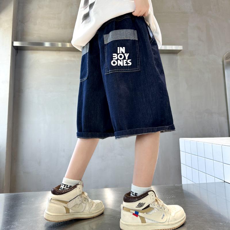 Pantaloncini di jeans estivi a lunghezza media per ragazzi 2026 - Alla moda, Leggeri per bambini più grandi