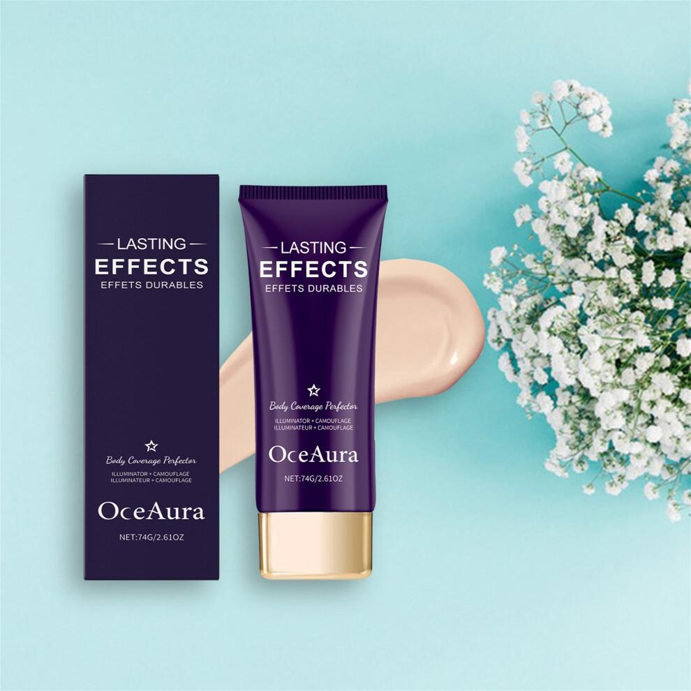 (13.5cmx4cmx4cm, Ivory) Full Coverage Concealer Cream Makeup Waterproof Lightweight Face Concealer for Blemishes Under Eye Dark Circles