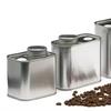 Exhaust Valve Sealed Metal Jar Coffee Bean Tin Box Packaging with Food-Safe Metal Box for Food Storage Coffee BeanTin Box