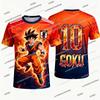Summer Dragon Ball T Shirt Kids Tops Tee Anime Figures Son Goku Super Saiyan T-shirt Boys T-shirts Children Clothes Short Sleeve