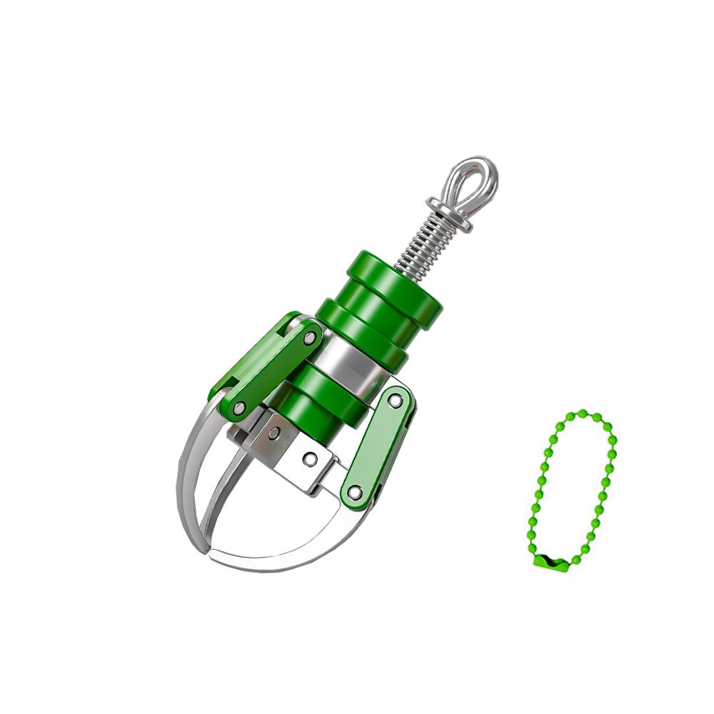 

Claw Model Keychain Mini Doll Machine Claw Pendant Gripper Fingertip Decompression Tool Funny Stress Relief Toy Bag Hanging зелений
