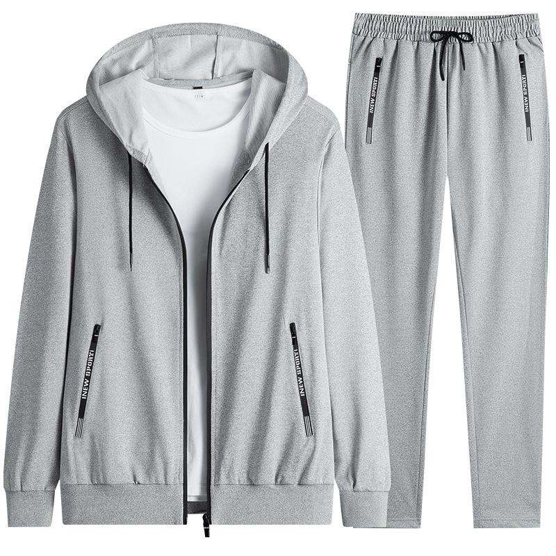 Men’s Hooded Casual Tracksuit Set