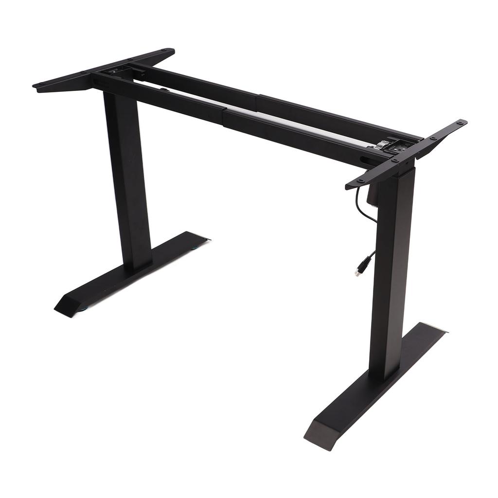 Height Adjustable Desk Frame 120KG Load Bearing Heavy Duty Electric Standing Table Base 100‑240V US Plug
