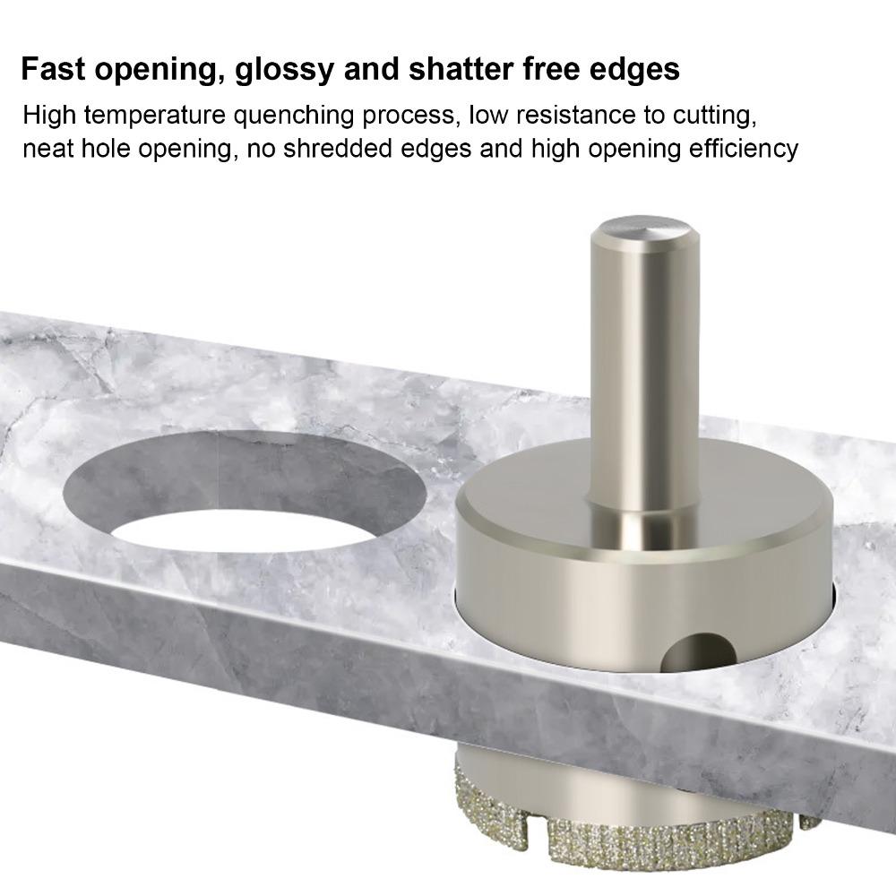 6pcs Portable Carrying Case Diamond Hole Saw Kit Diamond Hole Saw Set  Drilling Marble