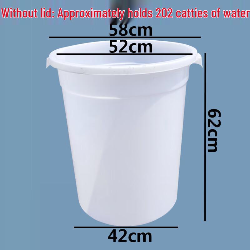 Yunrui White Thickened PP Multi-Purpose Storage Bucket