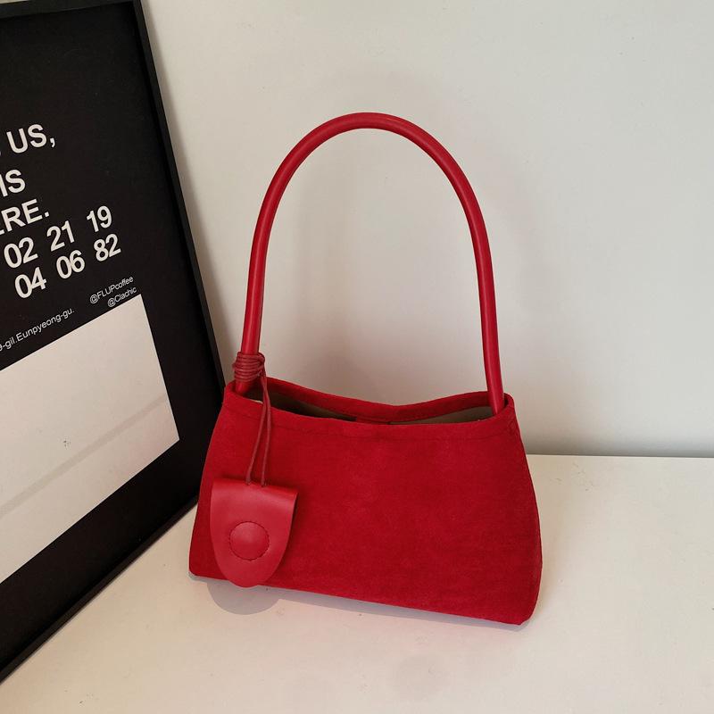 

2025 autumn new high-value bag medieval niche armpit bag fashionable and simple shoulder bag shoulder bag бордовый