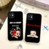 B-Bettys Boops Phone Case For IPhone 16 15 14 Plus 15 13 12 11 Pro Max X XS MAX Matte Cover