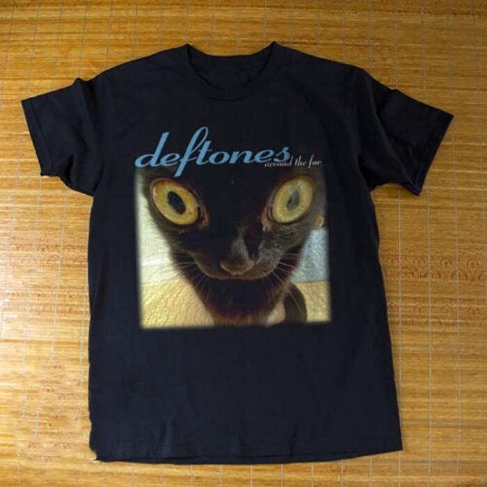 

Deftones Around The Fur Funny Black Cat Unisex Tshirt Unisex T-Shirt XL
