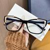 Europe&America Sqaure Reading Glasses Women Block Color Leopard Computer Eyeglasses Presbyopia Eyewear +1.0+1.5 ...+3.0 Unisex