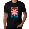 Autism Awareness Flower With Positive Words Tshirt Standard Fit Solid Tee Shirt