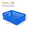 Heavy-Duty Rectangular Plastic Storage Crate