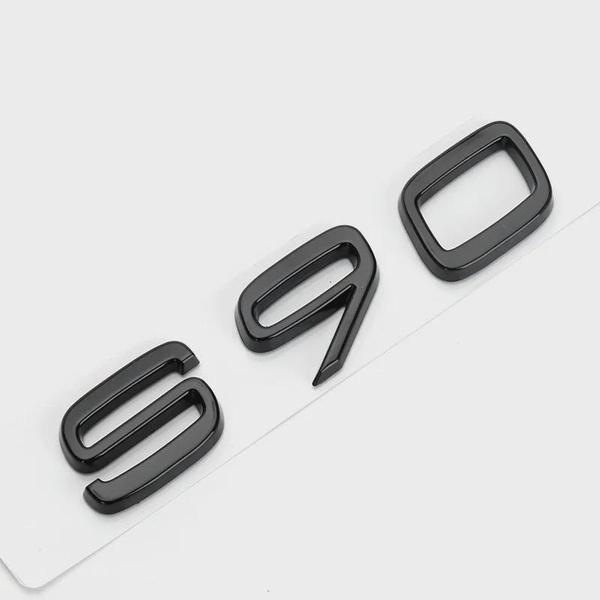 ABS Letter Car Rear Trunk Badge Sticker Decal for Vol-vo S40 S60 S90 S80 S80L Logo Decal Accessories