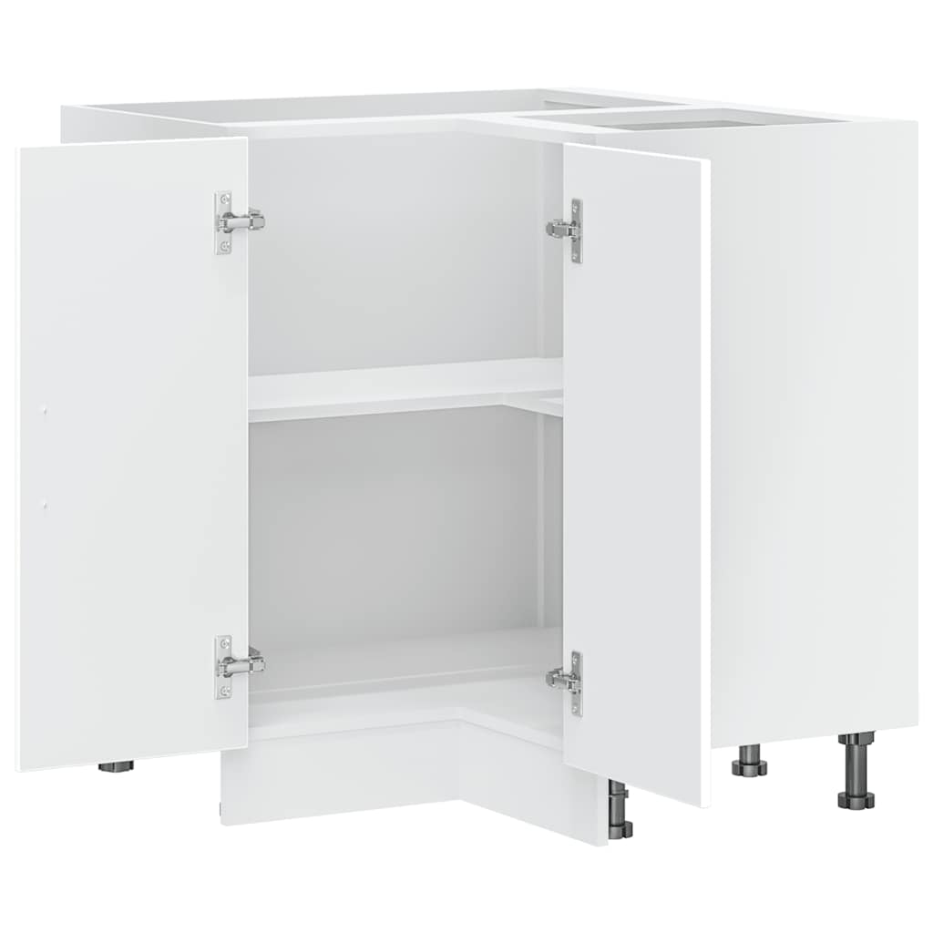 Vidaxl Corner Kitchen Base Cabinet Porto, White