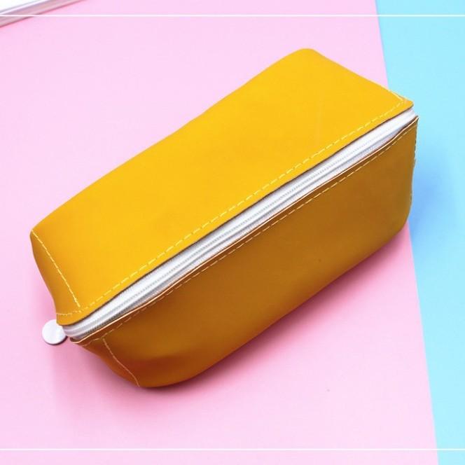 Pu Leather Pencil Case Organizer With Creative Style For Students And Use Office